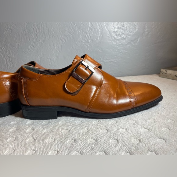 STACY ADAMS KIDS MACMILLIAN 
Cap Toe Monk Strap Dress Shoe - Picture 2 of 16